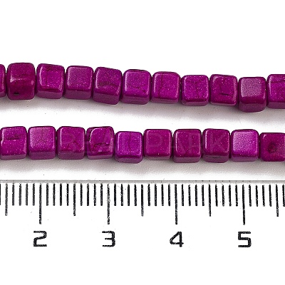 Synthetic Turquoise Beads Strands X-TURQ-G108-4x4mm-02-1