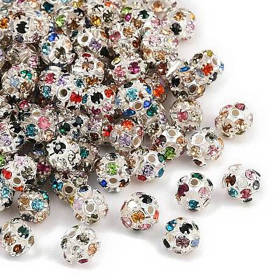 Brass Rhinestone Beads RB-H034-6-1