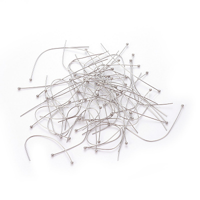 Tarnish Resistant 304 Stainless Steel Ball Head Pins STAS-E452-01P-C-1