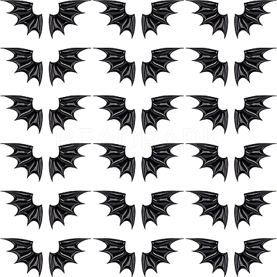 40Pcs 2 Style Demon Wing PU Leather Ornament Accessories FIND-GF0005-93C-1