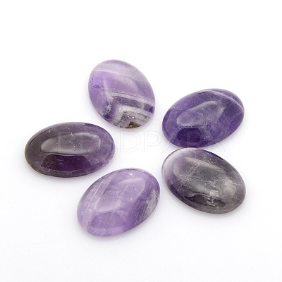 Natural Amethyst Cabochons X-G-P023-05-1