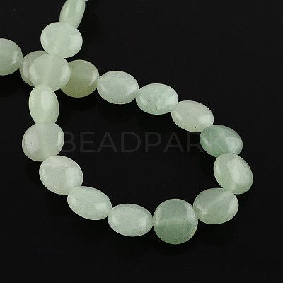 Natural Green Aventurine Stone Bead Strands X-G-R189-17-1