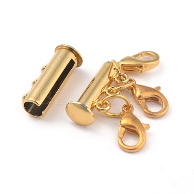 Alloy Magnetic Slide Lock Clasps X1-PALLOY-YW0001-17G-1