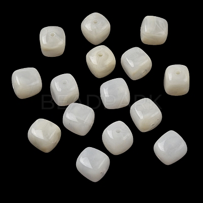 Opaque Acrylic Beads X-OACR-D320-01N-1
