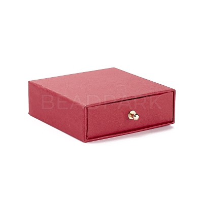 Square Paper Drawer Jewelry Set Box LS-CON-C011-03A-02-1