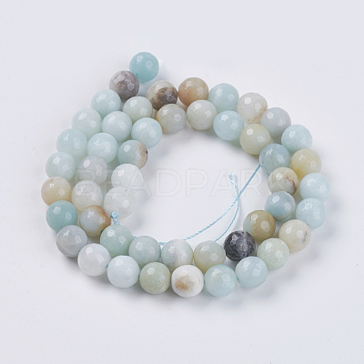 Natural Flower Amazonite Beads G-H1431-2-1