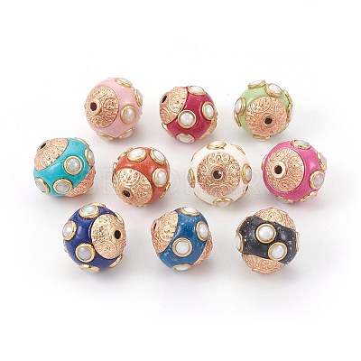 Handmade Indonesia Beads IPDL-E012-14-1