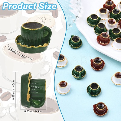 18Pcs 6 Colors Miniature Ornaments DJEW-YW0010-13-1