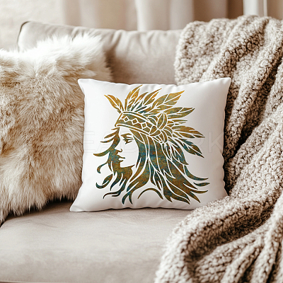 PET Hollow Out Drawing Painting Stencils DIY-WH0402-422-1