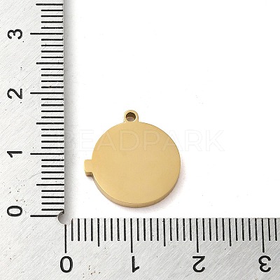 304 Stainless Steel Pendants STAS-L022-295G-1