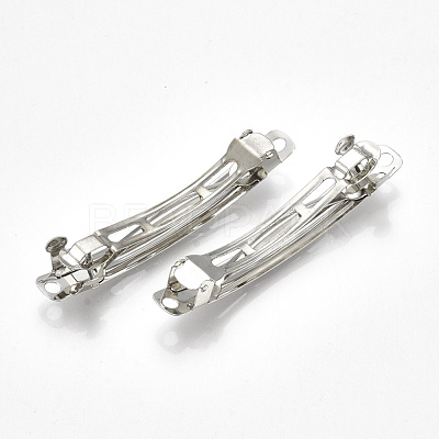 Iron Hair Barrette Findings IFIN-S289-59mm-1