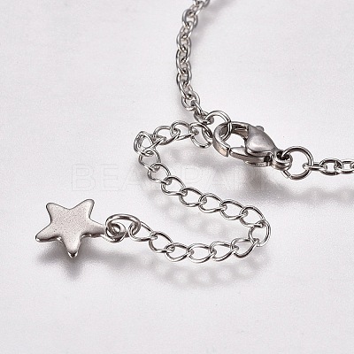 Tarnish Resistant 304 Stainless Steel Bracelet Making STAS-L248-006P-A-1