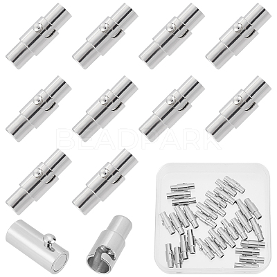 32Sets Brass Magnetic Screw Clasps KK-SC0001-98-1