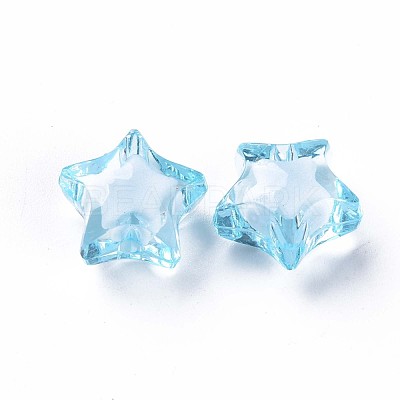Transparent Acrylic Beads TACR-S152-02A-754-1