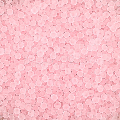 Frosted Colours Glass Seed Beads PW-WG88870-23-1