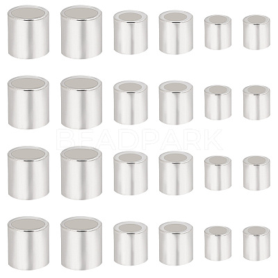 90Pcs 3 Style 925 Sterling Silver Spacer Beads FIND-PH0006-99-1