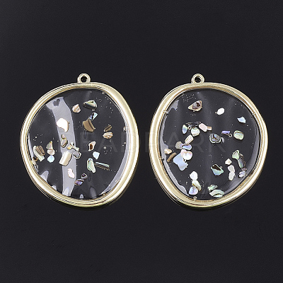Epoxy Resin Pendants RESI-S365-29-1