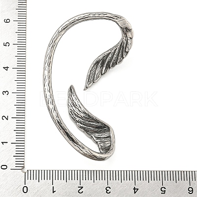 316 Surgical Stainless Steel Cuff Earrings EJEW-E300-04AS-01-1