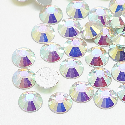 Flat Back Glass Rhinestone Cabochons RGLA-T090-SS20-02-1