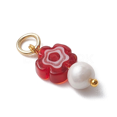 Glass Pendants PALLOY-JF04764-1