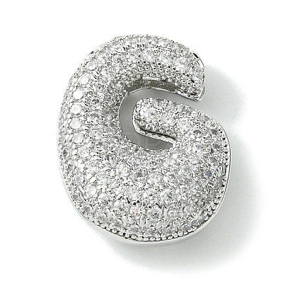 Rack Plating Brass Cubic Zirconia Pendants KK-S378-02P-G-1