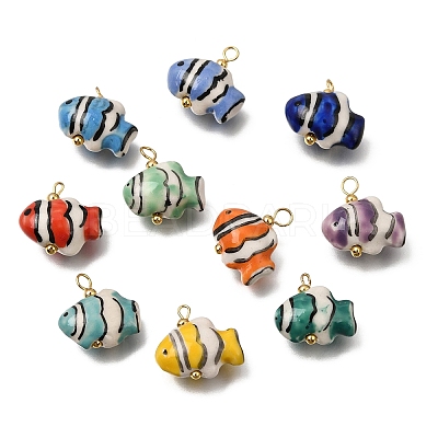Handmade Porcelain Pendants PR-CBA0027-11G-1