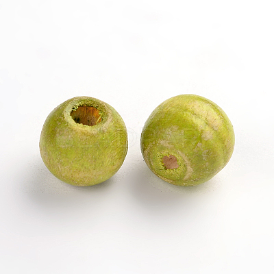 Natural Maple Wood Beads TB12mmY-7-1