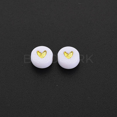 Plating Acrylic Beads PACR-R242-01-1