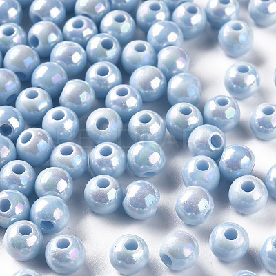 Opaque Acrylic Beads MACR-S370-D6mm-SS2113-1