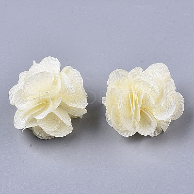Polyester Fabric Flowers FIND-R076-02Q-1-1