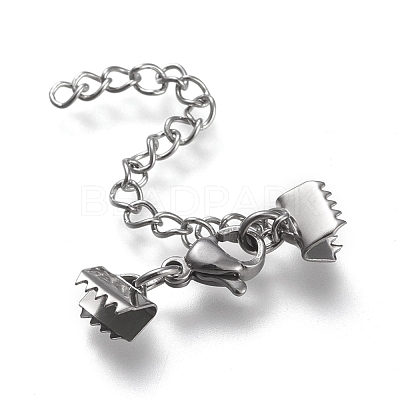 Tarnish Resistant 304 Stainless Steel Curb Chain Extender STAS-K195-21P-02-1