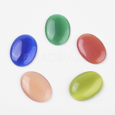 Cat Eye Cabochons CE-J005-18x25mm-M-1