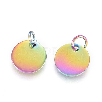 Ion Plating(IP) 304 Stainless Steel Charms EJEW-L238-03C-M-1