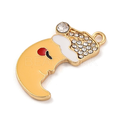 Alloy Enamel Pendants ENAM-M009-01C-G-1