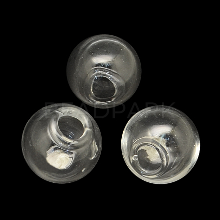 Round Handmade Blown Glass Globe Ball Bottles X-BLOW-R002-10mm-1