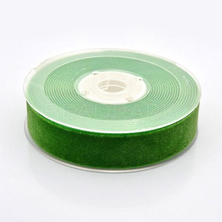 Polyester Velvet Ribbon for Gift Packing and Festival Decoration SRIB-M001-23mm-580-1
