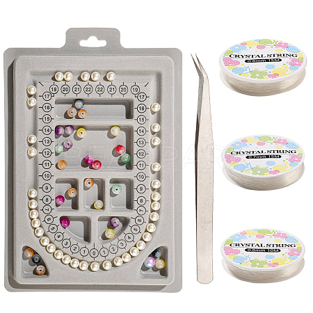 Plastic Flocked Bead Design Boards ODIS-YW0001-05-1