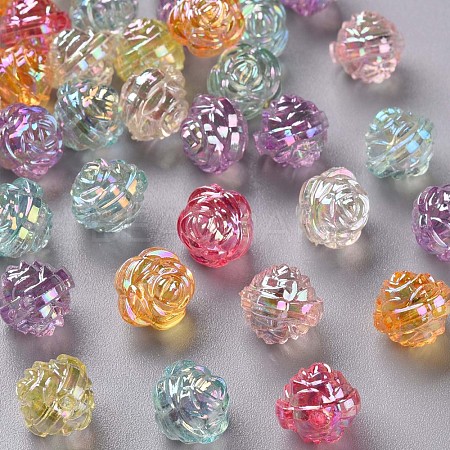 Transparent Acrylic Beads X-TACR-S154-33C-1