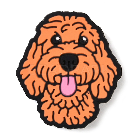 Teddy Dog Food Grade Silicone Focal Beads SIL-Q030-20A-1