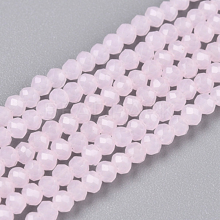 Glass Beads Strands EGLA-A044-J1mm-D02-1