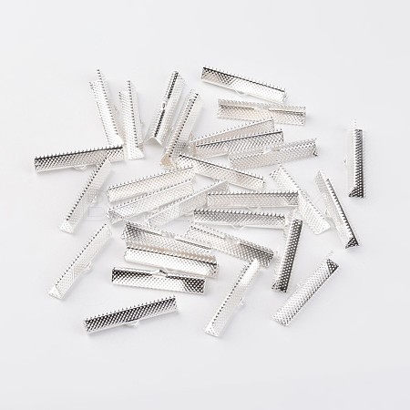 Iron Ribbon Crimp Ends E184Y-S-1