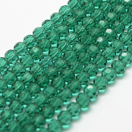 Transparent Glass Bead Strands GLAA-G013-4mm-52-1
