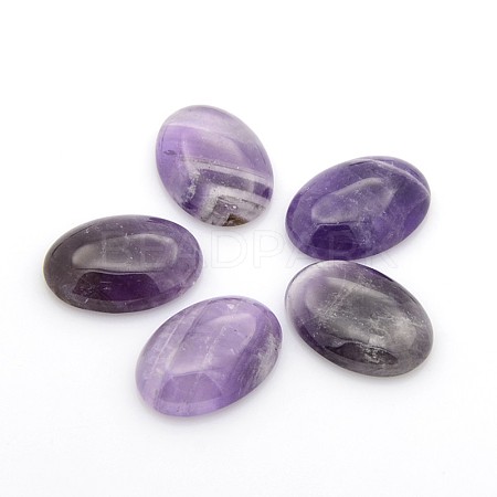 Natural Amethyst Cabochons X-G-P023-05-1