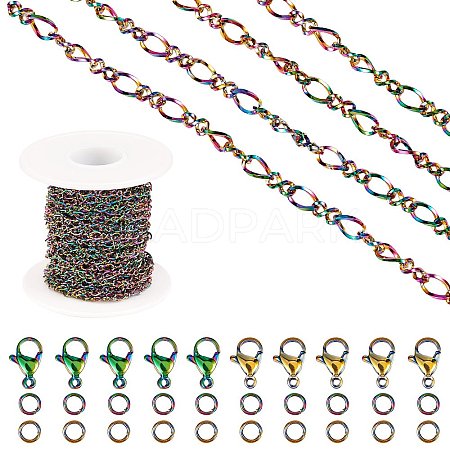 DIY Chain Jewelry Set Making Kit STAS-SZ0002-30-1
