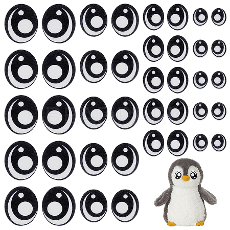 1 Bag Felt Craft Doll Eye AJEW-FG0004-90B-1