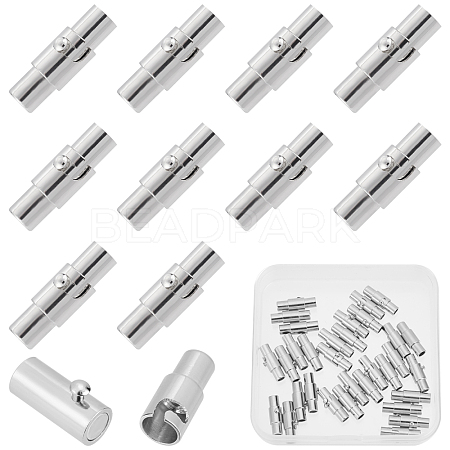 32Sets Brass Magnetic Screw Clasps KK-SC0001-98-1