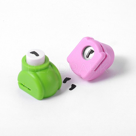 Mini Plastic Craft Punch Sets for Scrapbooking & Paper Crafts AJEW-F003-12B-1