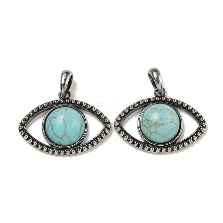 Synthetic Turquoise Pendants G-G147-07AS-04-1