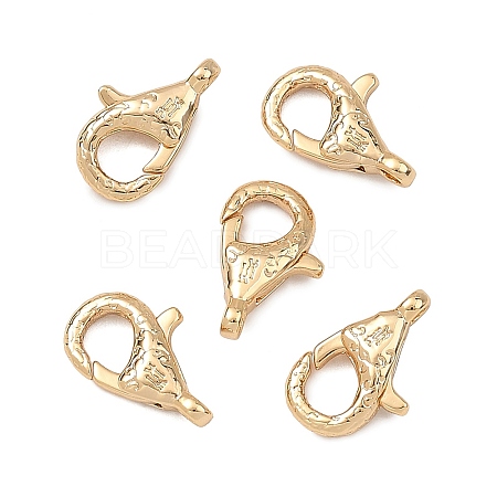 SHEGRACE Brass Lobster Claw Clasps XGRQ58826-751G-1
