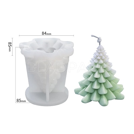 Christmas Tree DIY Candle Silicone Molds CAND-PW0001-223A-1